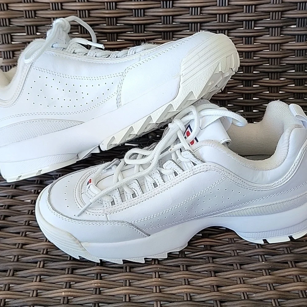 Fila Disruptor-II-XL Sneakers White/White/Fila Navy used good Condition